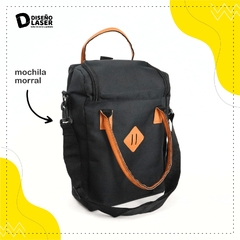 Mochila morral negro matero - tienda online