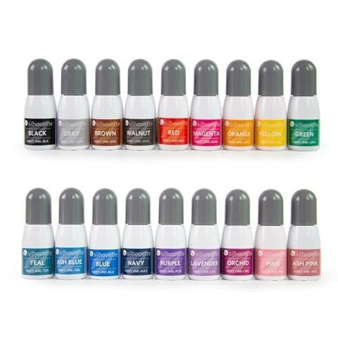 TINTA PARA SELLOS SILHOUETTE MINT - VARIEDAD DE COLORES - 5ML