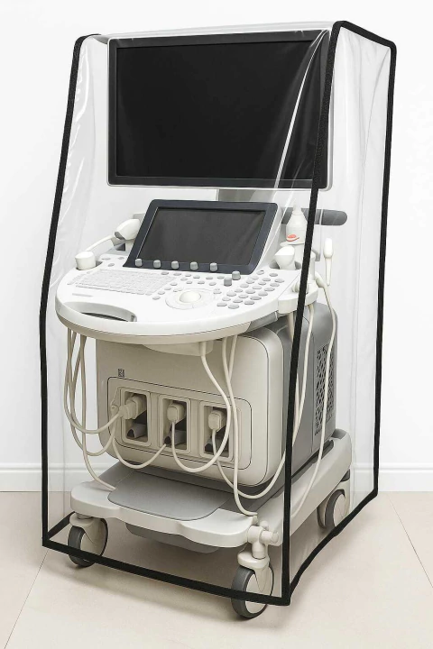 Kit 4 Capas Protetoras Transparentes Para Equipamento Hospitalar - Sob Medida