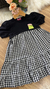 Vestido xadrez Momi Inverno na internet
