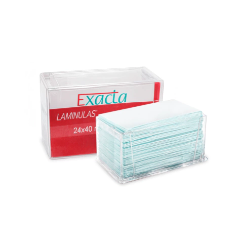 Lamínula de Vidro 24x40mm (100 Unidades)