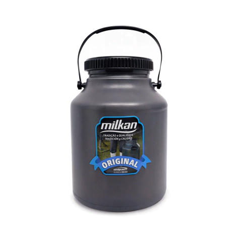 Galão de Plástico com Alça e Tampa Rosca Milkan 5000mL