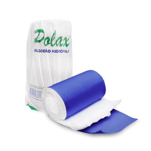 Algodão Hidrófilo Rolo 500g Polax