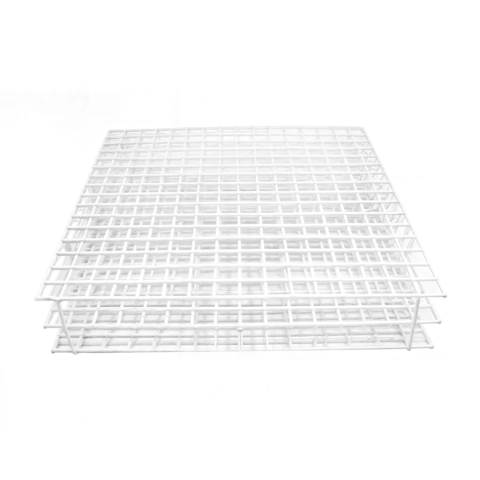 Estante de Arame Revestida em PVC para 120 Tubos