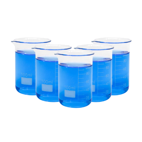 Becker de Vidro Graduado Forma Baixa (Griffin) 100mL (10 Unidades)