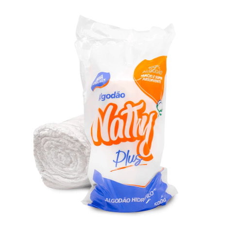 Algodão Hidrófilo Rolo 500g Nathy