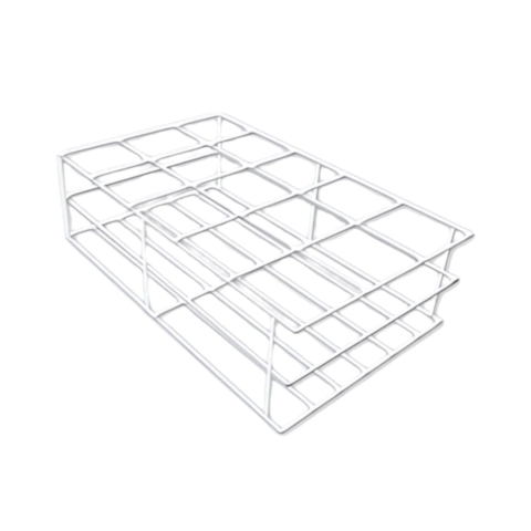 Estante Arame com PVC para Transporte de Bolsa Nasco 21 Compartimentos