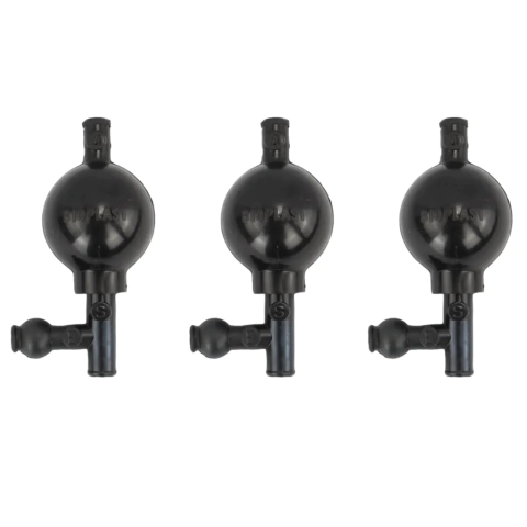 Pipetador de Borracha 3 Vias (Tipo Pêra) (3 Unidades)