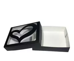 Caixa de Coração Para presente Dia dos Namorados (Preto e branco) - comprar online