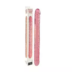 Pênis Duplo Jelly 33,5cm x 3,2cm – Prótese Realística de Silicone – Linha Dildo XFODY - comprar online