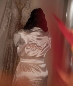Imagem do Robe Personalizado com Renda