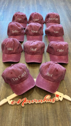 Bonés Estonados Personalizados - e-Noivinhas