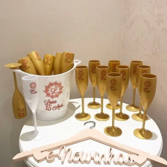 Kit Taças Champagne + Balde de Gelo na internet