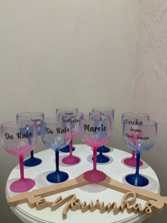 Taças Gin Bicolor Personalizadas (mínimo 10 unidades)