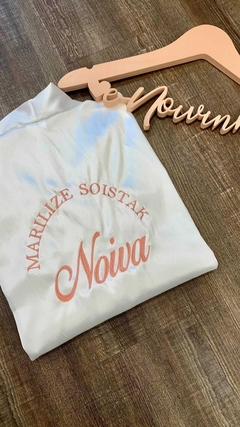Robe Personalizado Manga Curta - e-Noivinhas