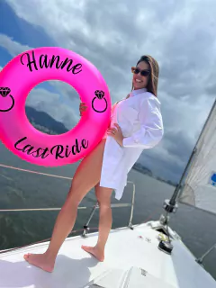 Boia Neon Pink 90cm Personalizada