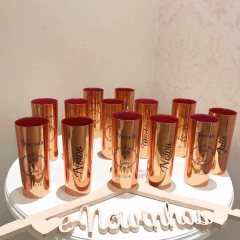 Copo Long Drink Metalizado Personalizado