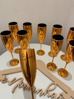 Taças Champagne Metalizadas Personalizadas (mínimo 10 unidades) na internet