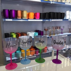 Taças Gin Bicolor Personalizadas (mínimo 10 unidades)