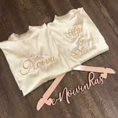 Robe Personalizado Manga Curta - e-Noivinhas