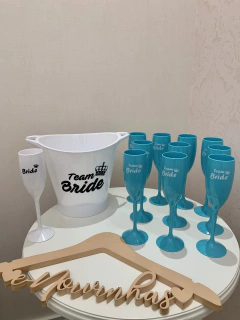 Kit Taças Champagne + Balde de Gelo - comprar online