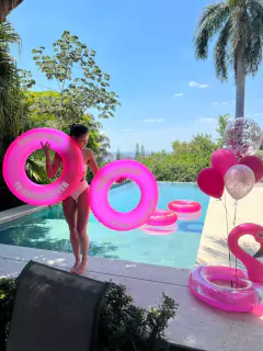 Boia Neon Pink 90cm Personalizada - comprar online