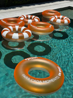 Boia Neon Laranja 90cm Personalizada - comprar online