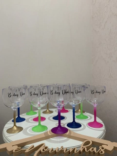 Taças Gin Bicolor Personalizadas (mínimo 10 unidades)