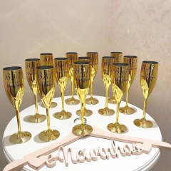Taças Champagne Metalizadas Personalizadas (mínimo 10 unidades) na internet