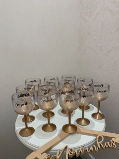 Taças Gin Bicolor Personalizadas (mínimo 10 unidades) - e-Noivinhas