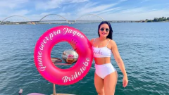 Boia Neon Pink 90cm Personalizada
