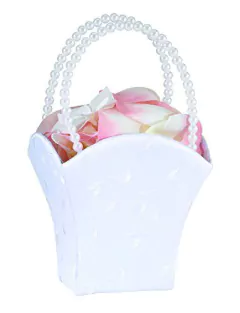 Cesta de Flores Lily Branca