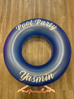 Imagem do Boia Neon Azul 90cm Personalizada