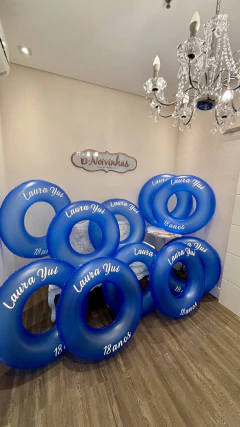 Boia Neon Azul 90cm Personalizada na internet