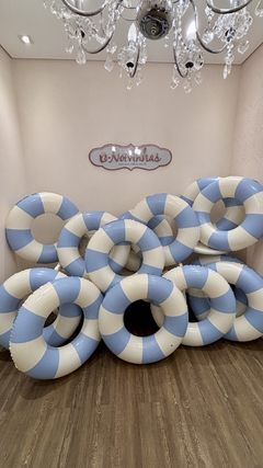 Boia Azul Bebê Listrada 80cm - comprar online