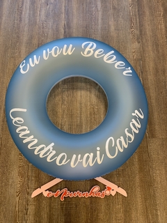 Boia Neon Azul Claro 76cm Personalizada - comprar online