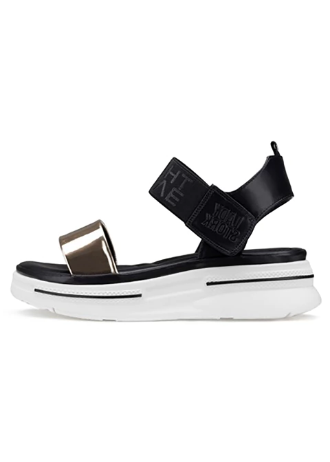 Sandalia Athenas Negro Lady stork - comprar online