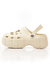Zueco gomon gummi Crown Beige cadenas