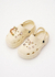 Zueco gomon gummi Crown Beige cadenas - comprar online