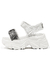 Sandalia Spice gummi Blanco Brillo Strass