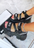 Sandalia Street gummi Negro - comprar online