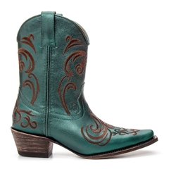 Western Feminina - Metalizada Verde - Bonazus | Country All Time
