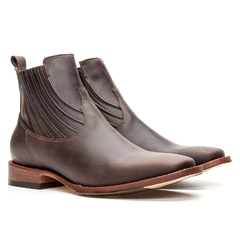 Botina Masculina - Crazy Horse Chocolate - comprar online