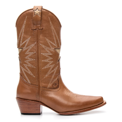 Western Star Feminina - Luck Caramelo - Bonazus | Country All Time