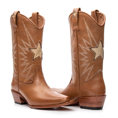 Western Star Feminina - Luck Caramelo na internet
