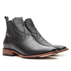 Botina Masculina - Crazy Horse Preto - comprar online