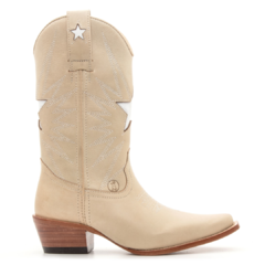 Western Feminina Star - Luck Off White - Bonazus | Country All Time