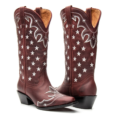 Western Feminina - Fóssil Marsala / Estrelas Vegas na internet