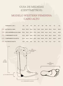 Imagem do Exótica Western Feminina - Avestruz Preto