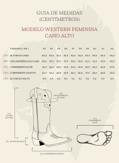Imagem do Western Feminina - Fóssil Nude